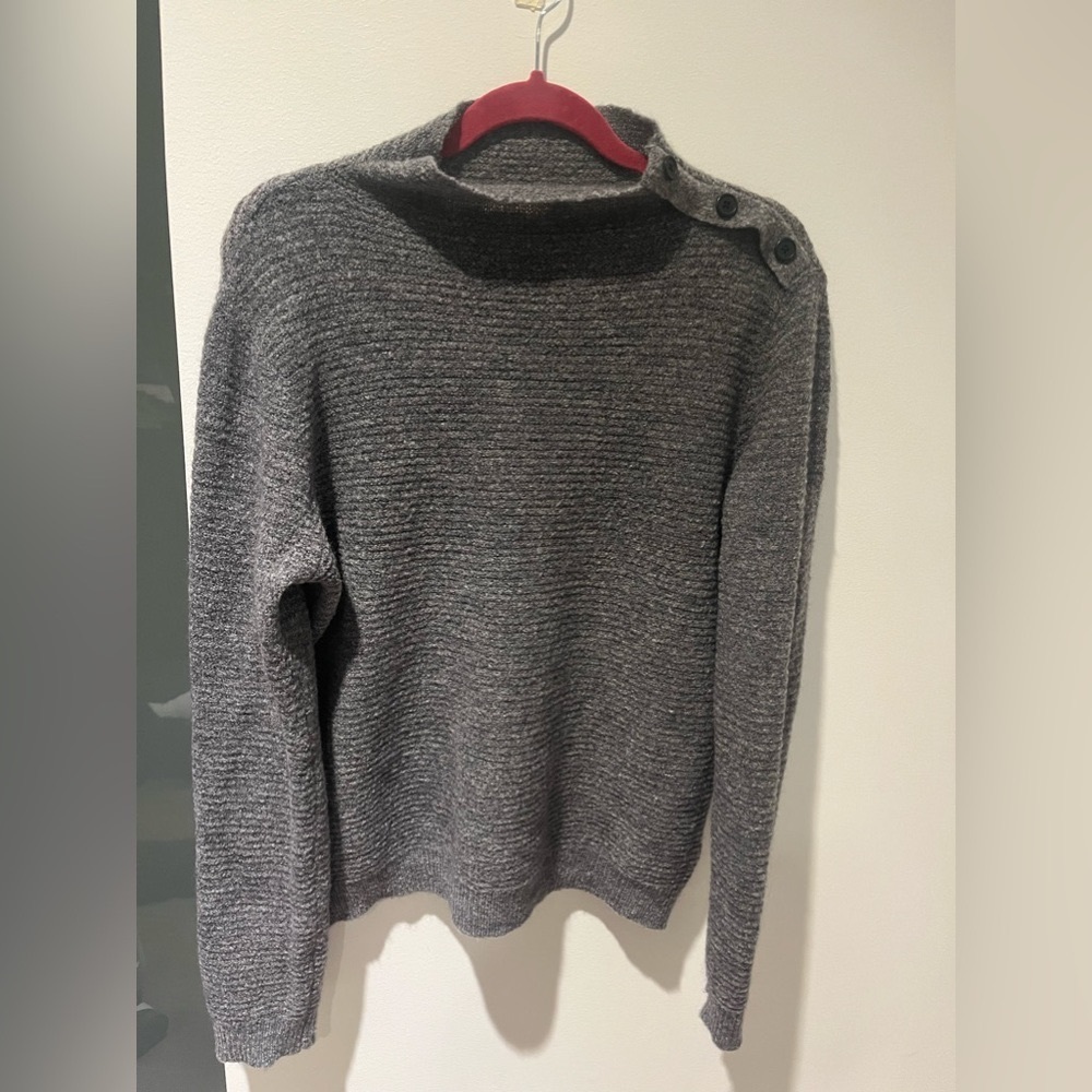 Bon'aparte button neck mock turtleneck sweater​